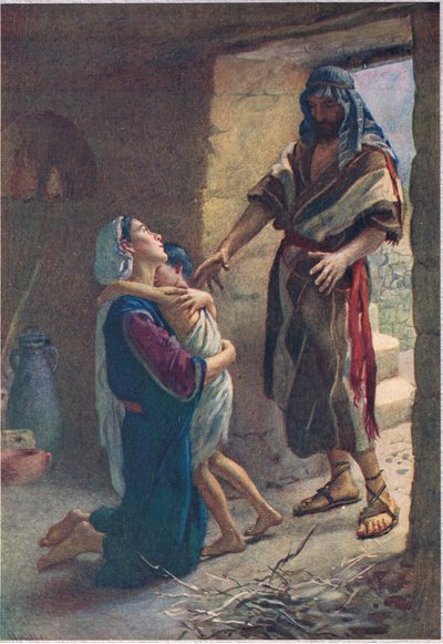 The Widow of Zarephath, Illustration from 